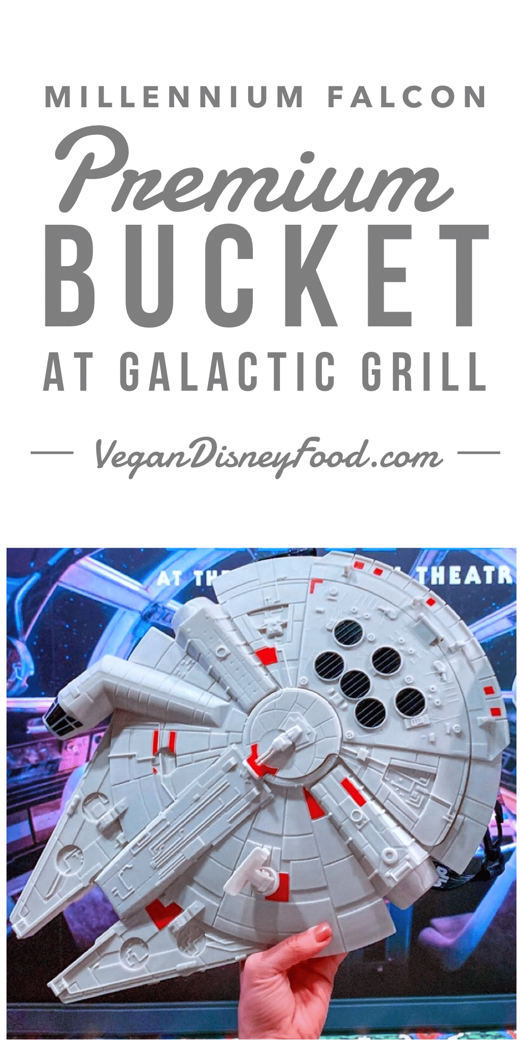 Star Wars Millennium Falcon Premium Bucket at Galactic Grill in Disneyland