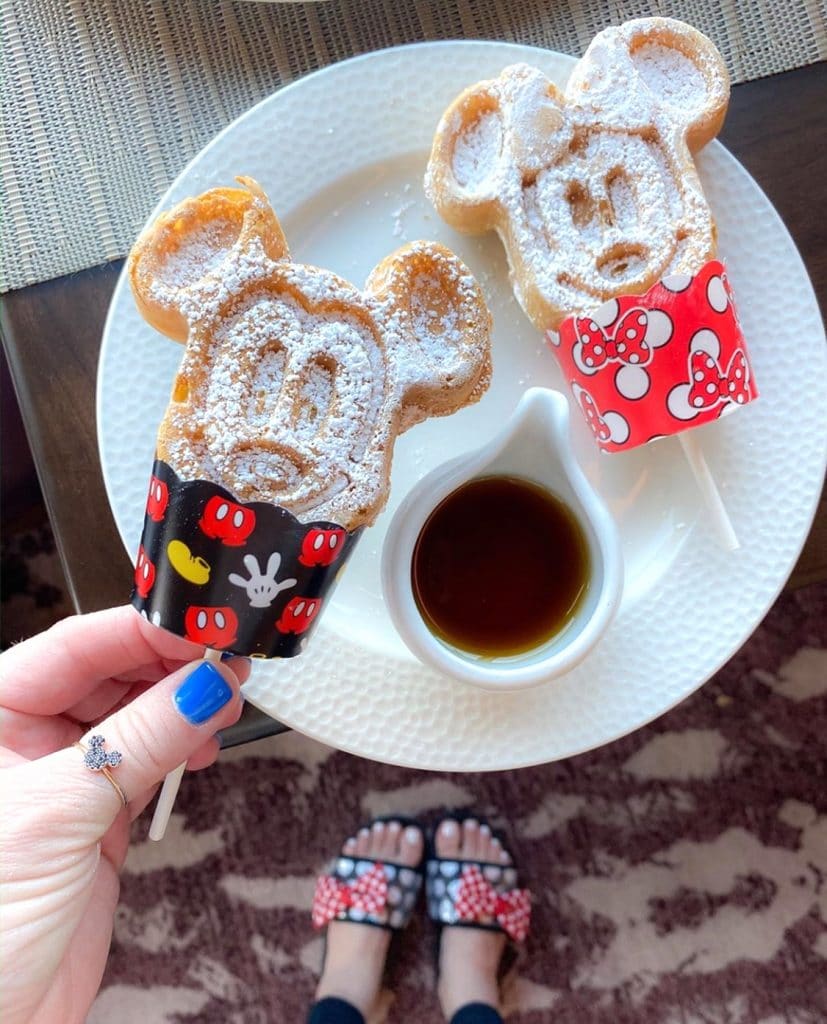 Vegan Mickey Waffle Dippers at Topolino’s Terrace in Disney’s Riviera Resort at Walt Disney World