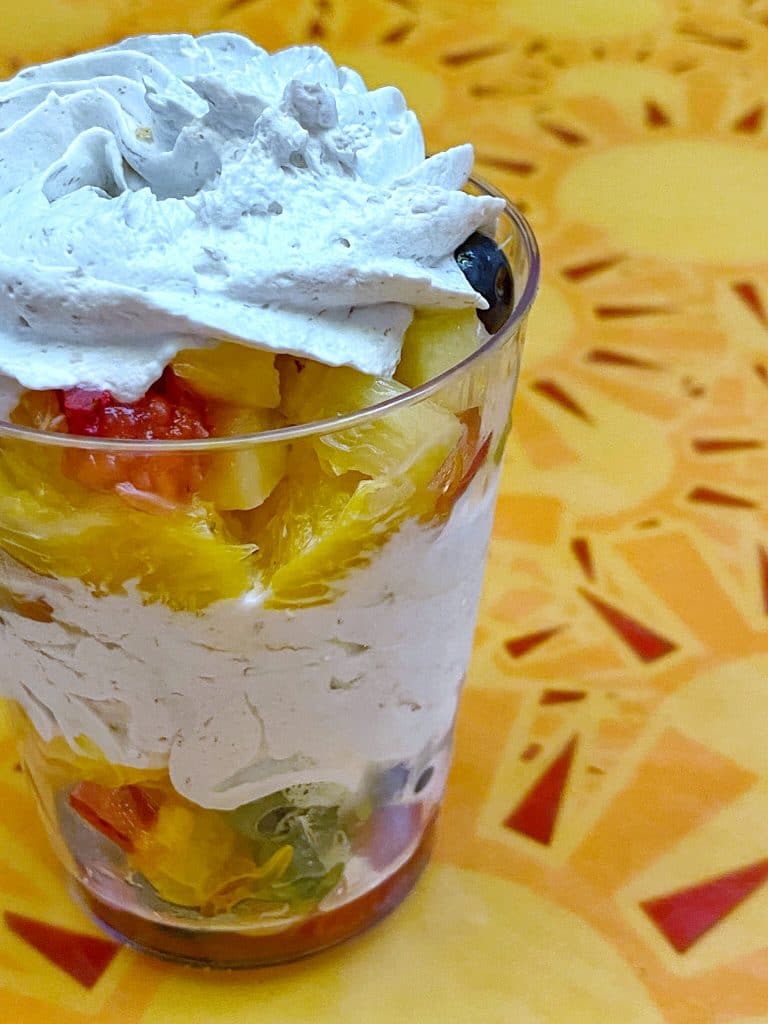 Vegan Fruit Parfait from Sunshine Seasons in Epcot at Walt Disney World