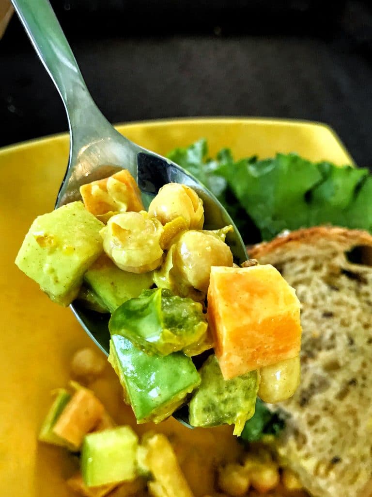 Vegan Curried Garbanzo Salad Sandwich at Centertown Market in Disney’s Caribbean Beach Resort