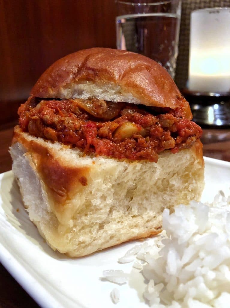 Vegan Impossible Bunny Chow