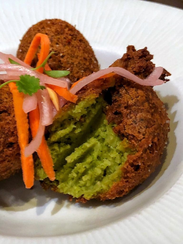 Vegan falafel Tiffins in Disney’s Animal Kingdom at Walt Disney World