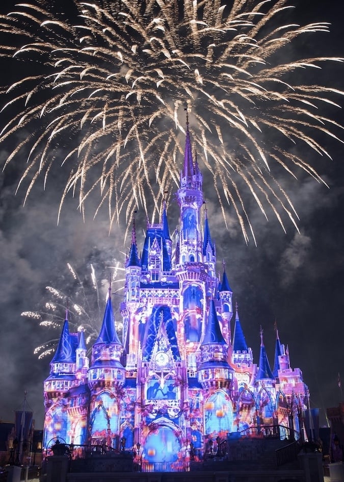 disney fireworks wallpaper