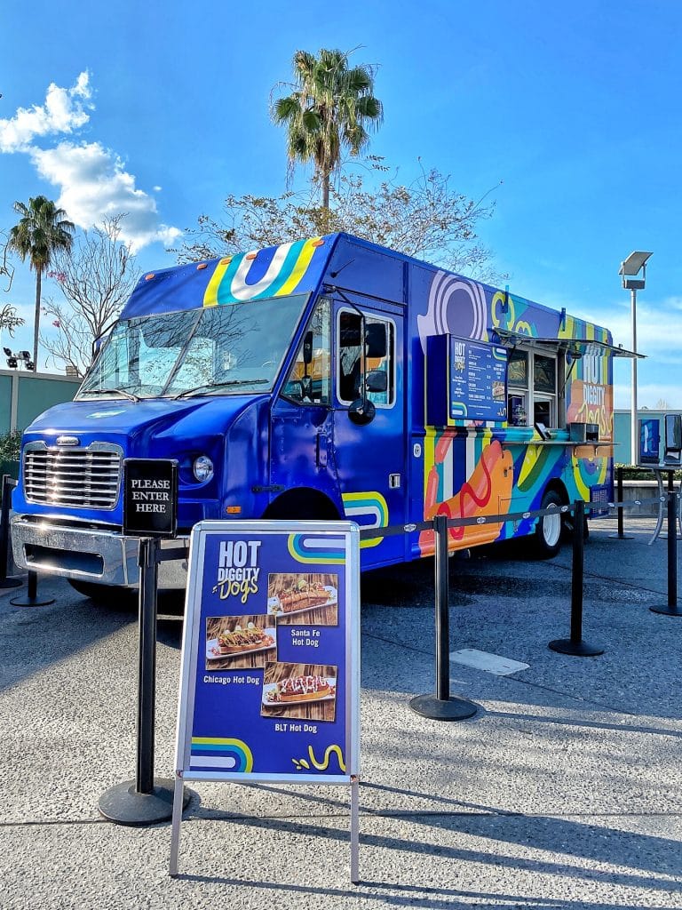 Disney Springs Hot Diggity Dogs Food Truck Vegan Chicago Style Loaded Chips