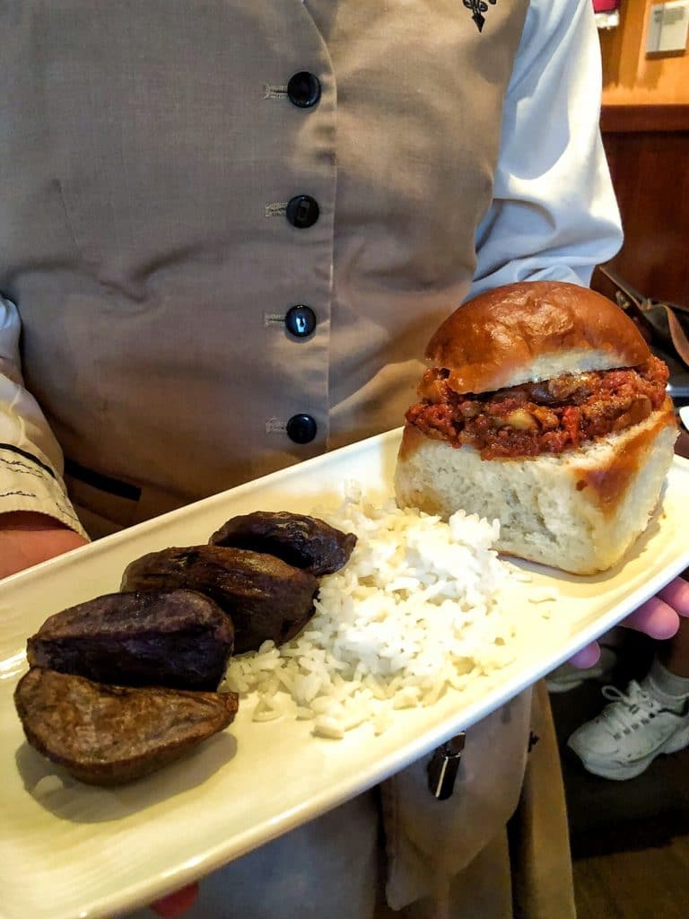 Vegan Impossible Bunny Chow Tiffins in Disney’s Animal Kingdom at Walt Disney World