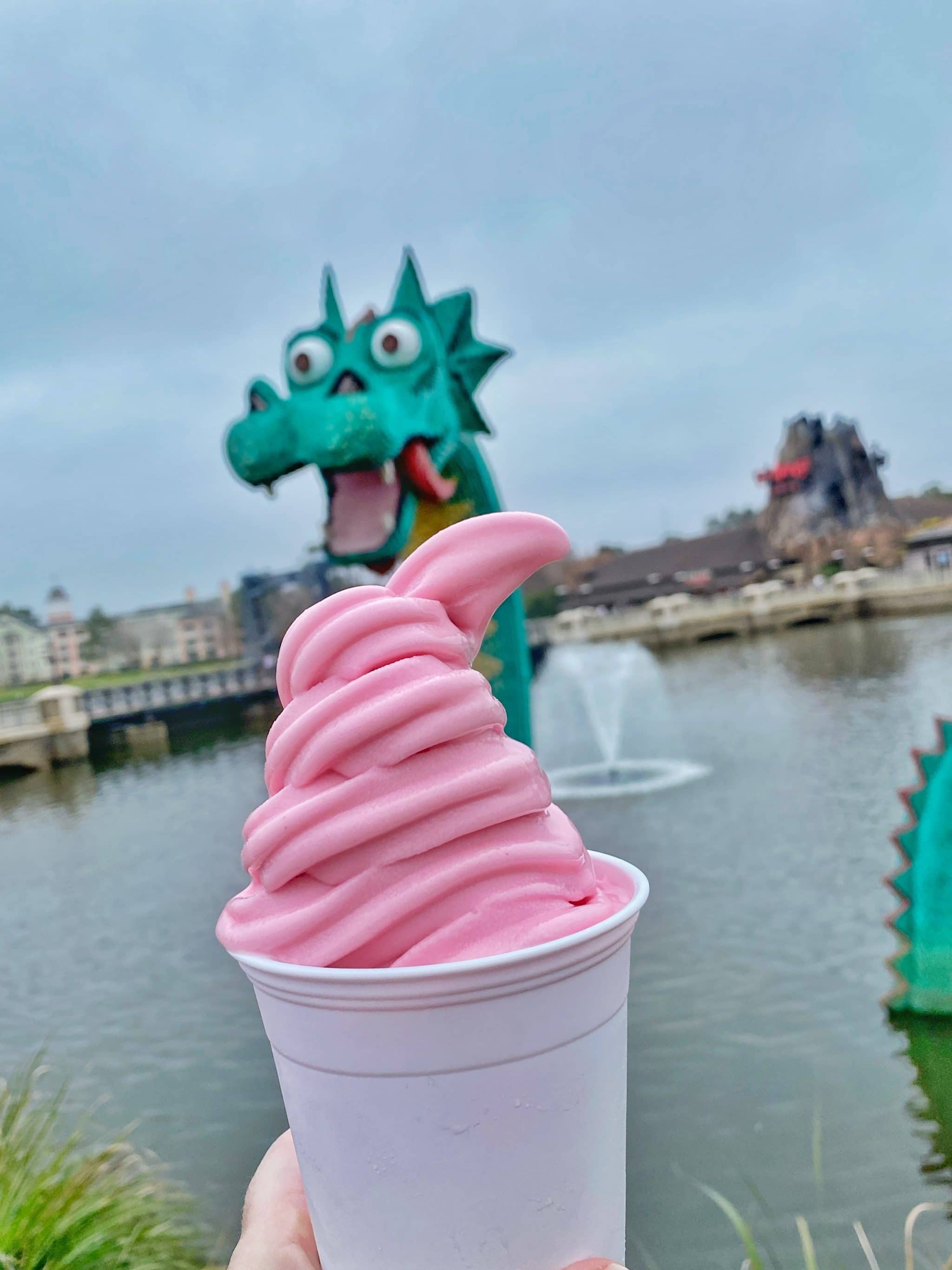 SECRET MENU Watermelon Dole Whip at Disney Springs Vegan Disney Food