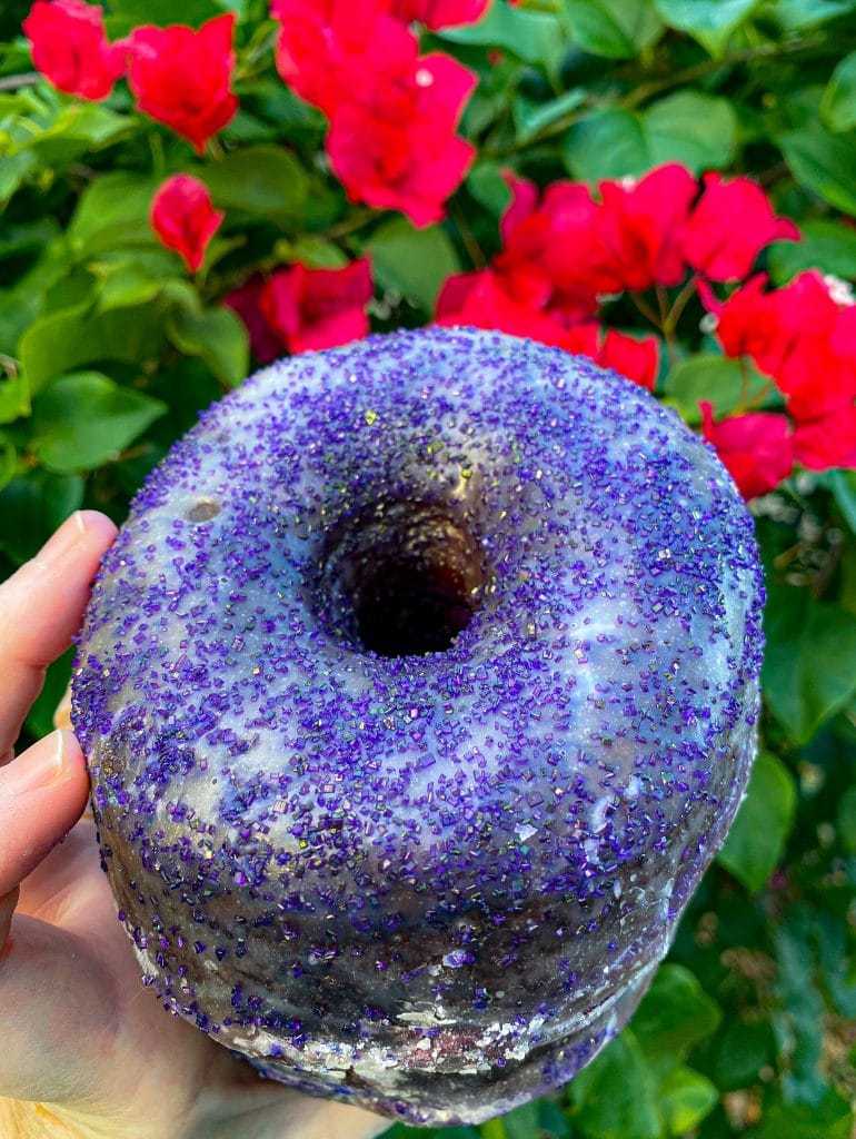 Everglazed Purple Ube Vegan Donut