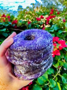 Everglazed Purple Ube Vegan Donut