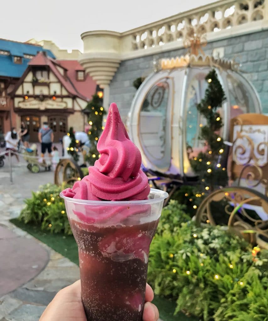 Cherry Dole Whip float
