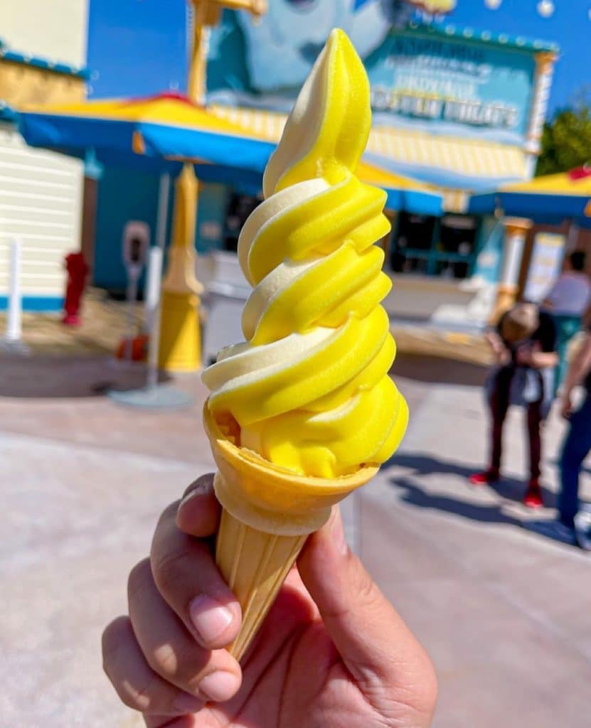 lemon pineapple dole whip swirl