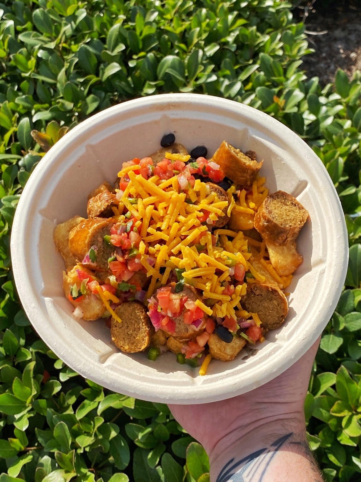 Vegan Fried Yucca Bowl at Disney's Caribbean Beach Resort Vegan