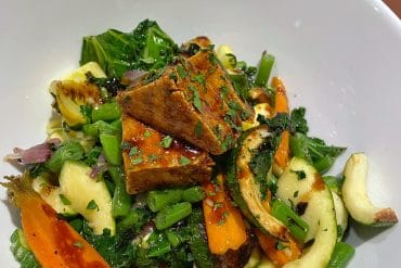 vegan Tofu Platter Cape May Cafe