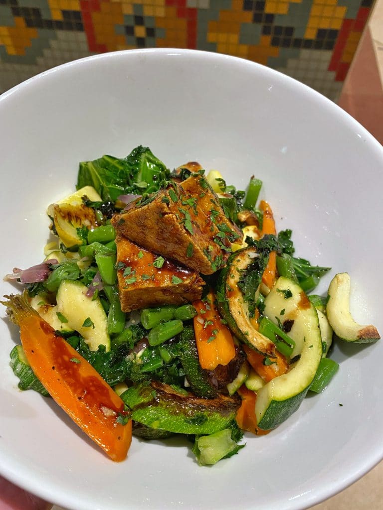 vegan Tofu Platter Cape May Cafe