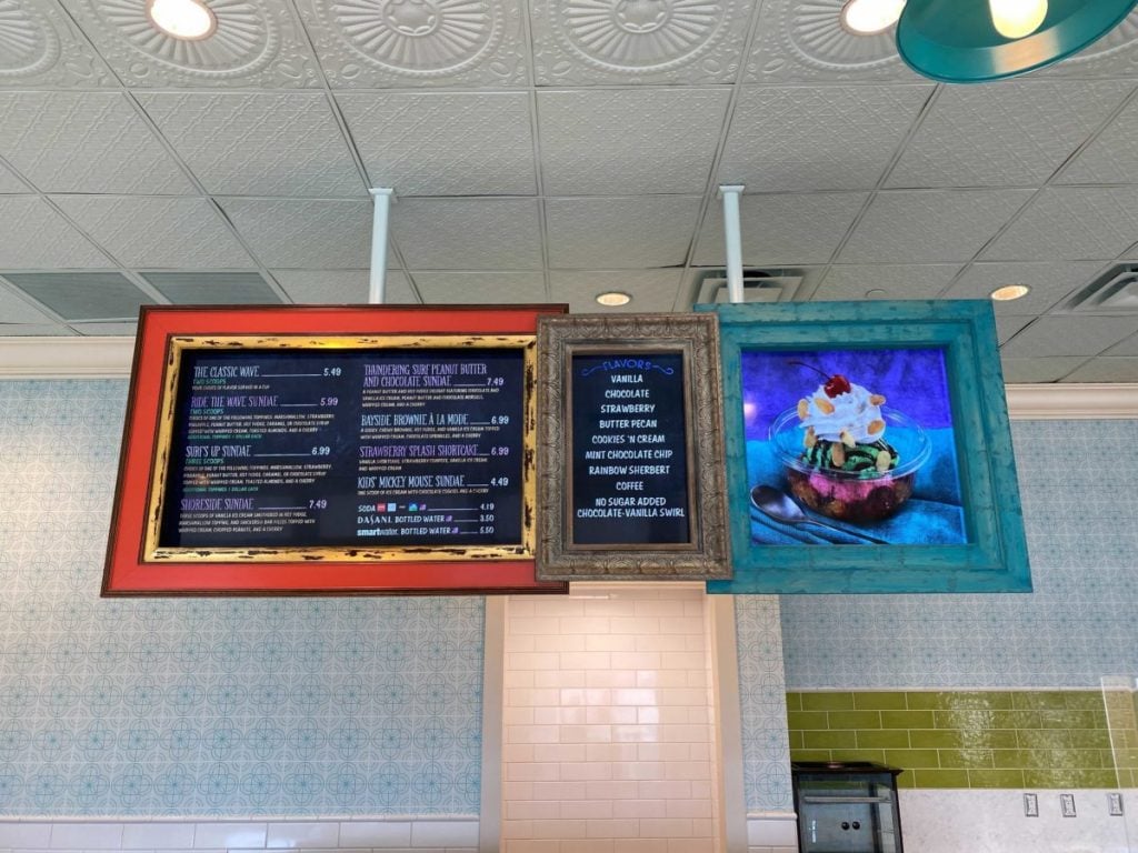 REVIEW of the NEW BoardWalk Ice Cream Shop in Disney World!