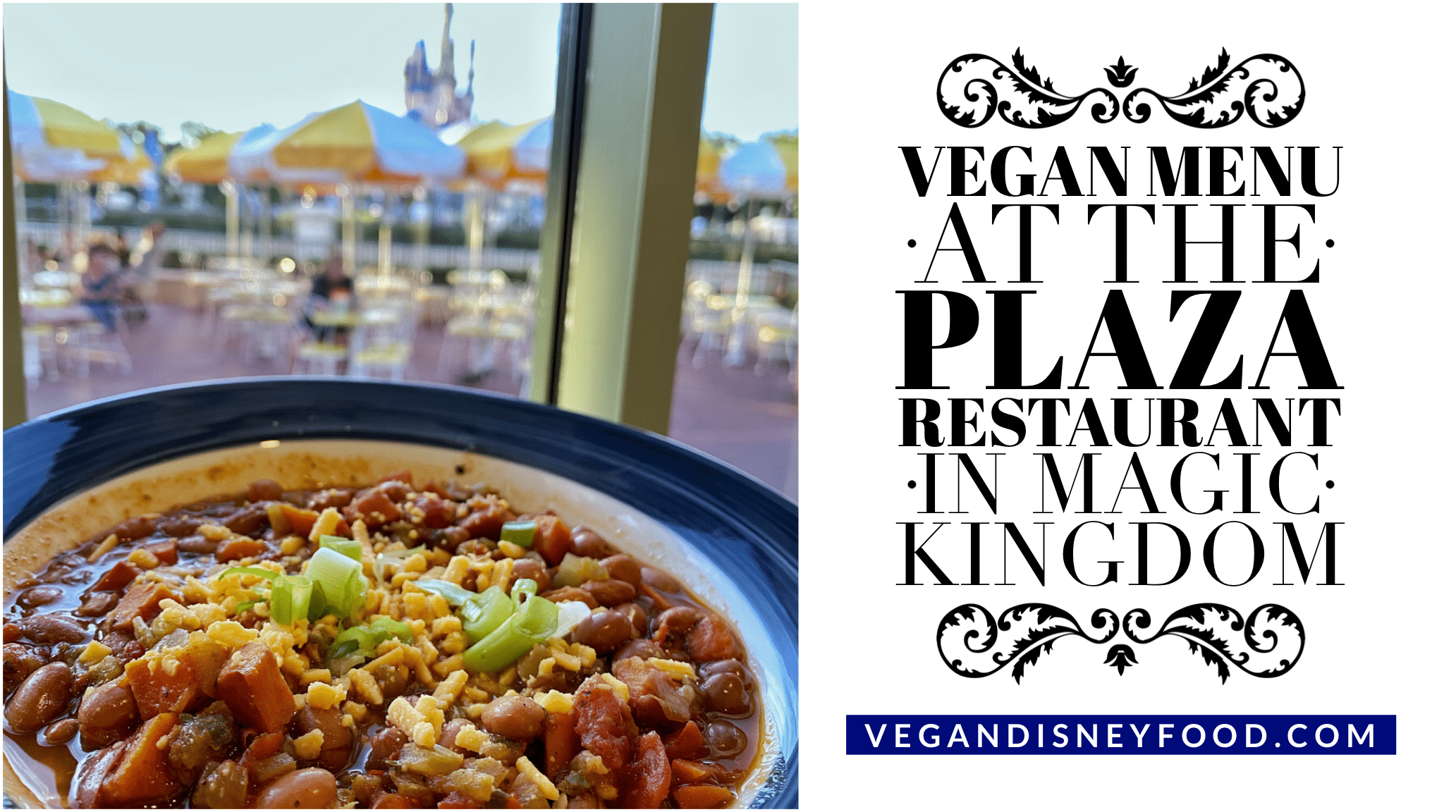Vegan Options at Plaza Restaurant in the Magic Kingdom Vegan Disney Food