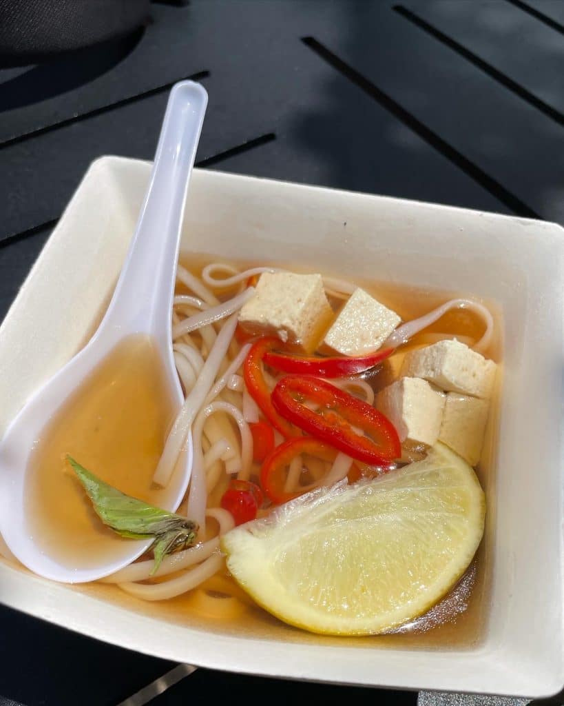 Vegan Tofu Pho at the 2021 Epcot Food and Wine Festival