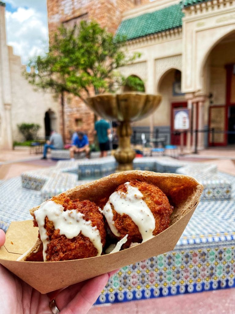 Vegan Falafel at the 2021 Epcot Food and Wine Festival