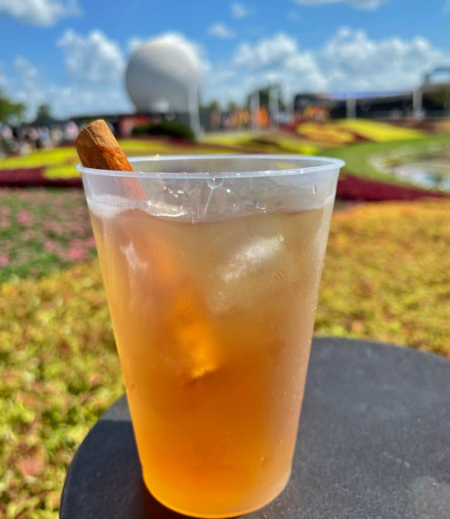 Vegan Spiced Apple Chai at the 2021 Epcot Food and Wine Festival