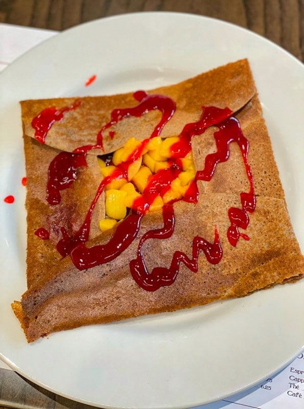 Melba vegan Crepe EPCOT