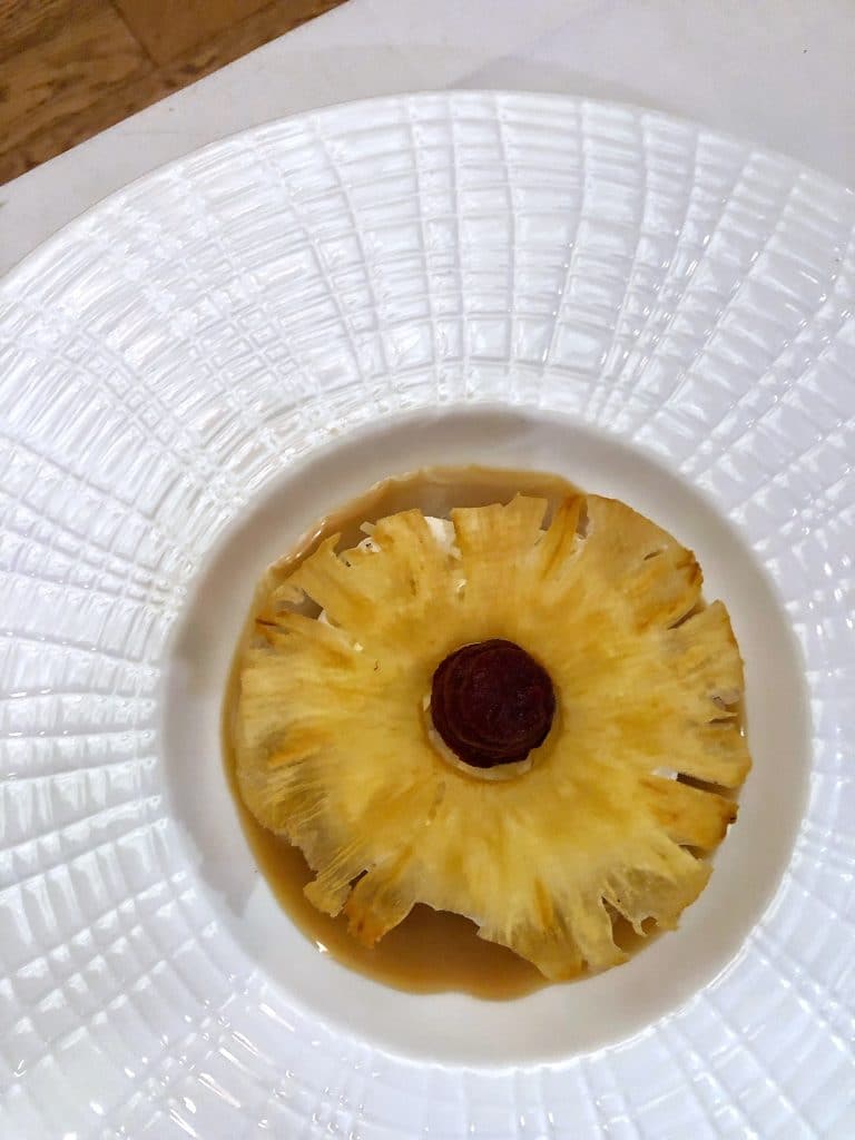 vegan pineapple coconut tart Yachtsman