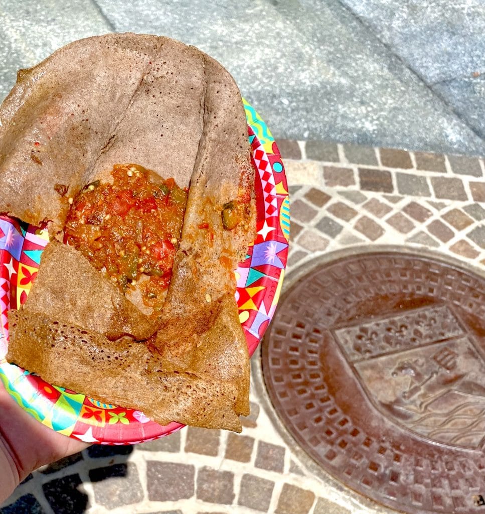 vegan ratatouille crepe Epcot Creperie