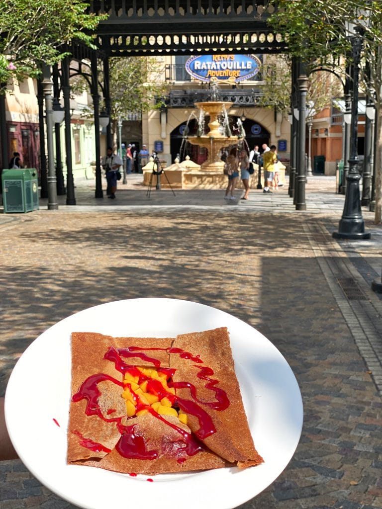 Melba vegan Crepe EPCOT