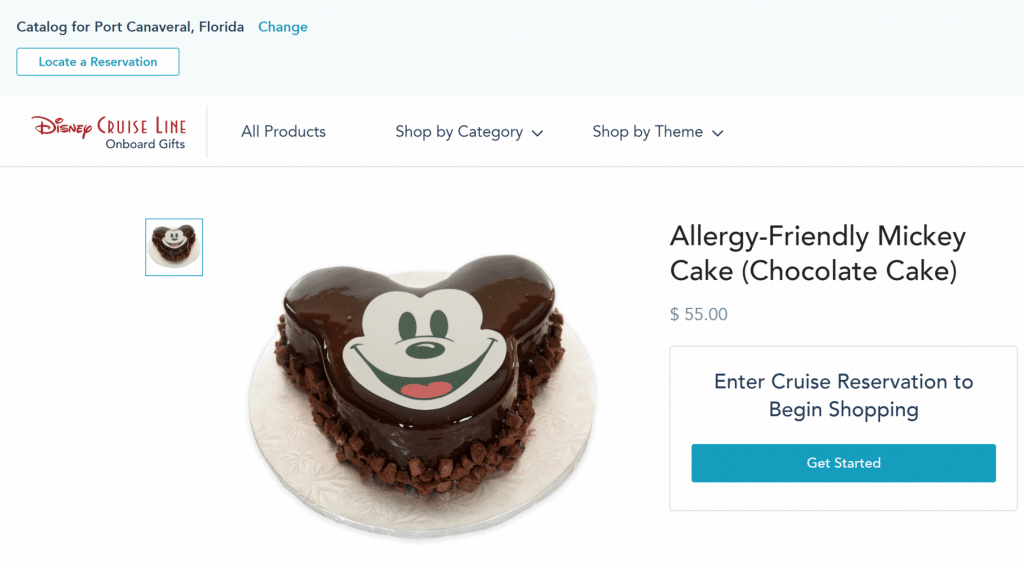 Vegan Allergy-friendly Mickey Cake Disney Cruise Line