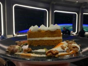 Space 220 vegan carrot cake