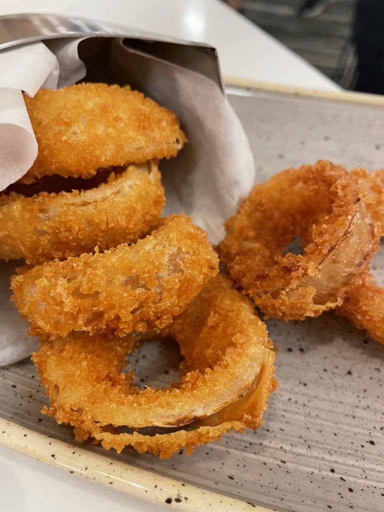 vegan onion rings Steakhouse 71