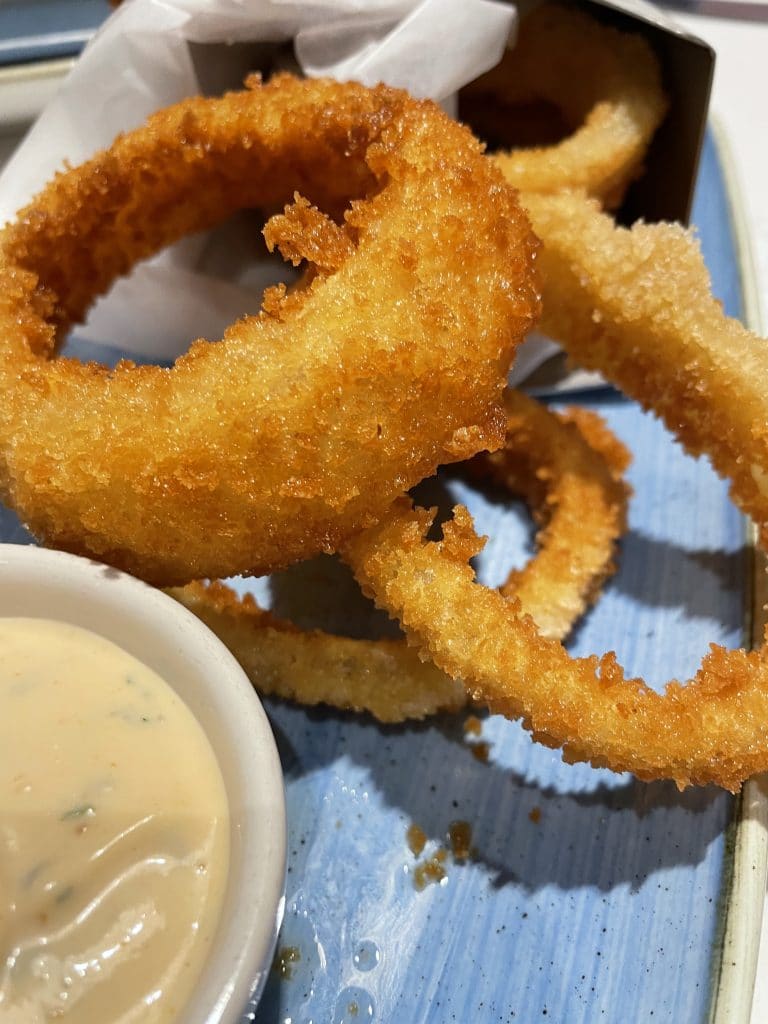 vegan onion rings Steakhouse 71