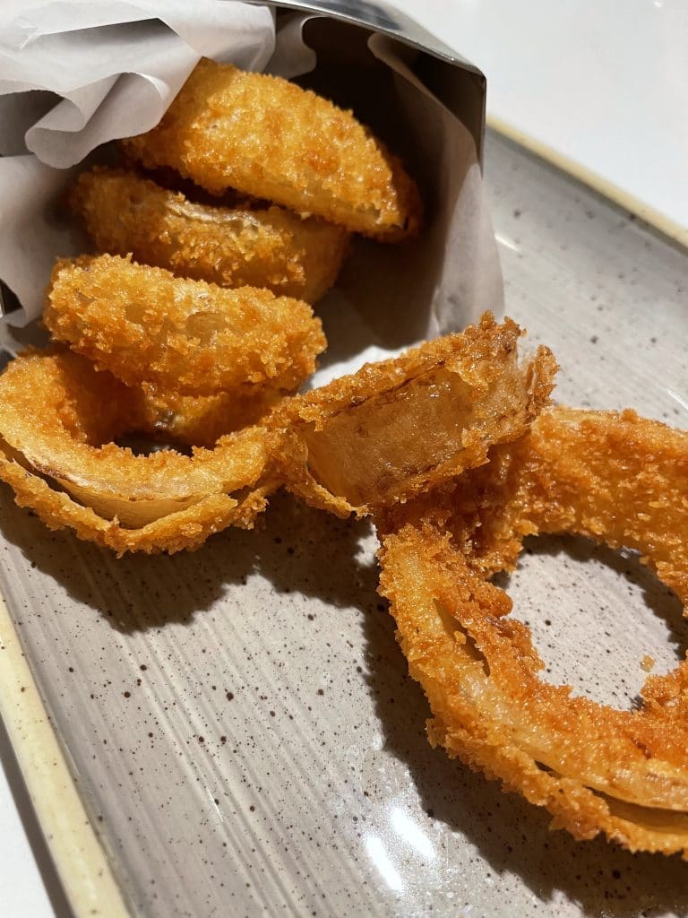 vegan onion rings Steakhouse 71