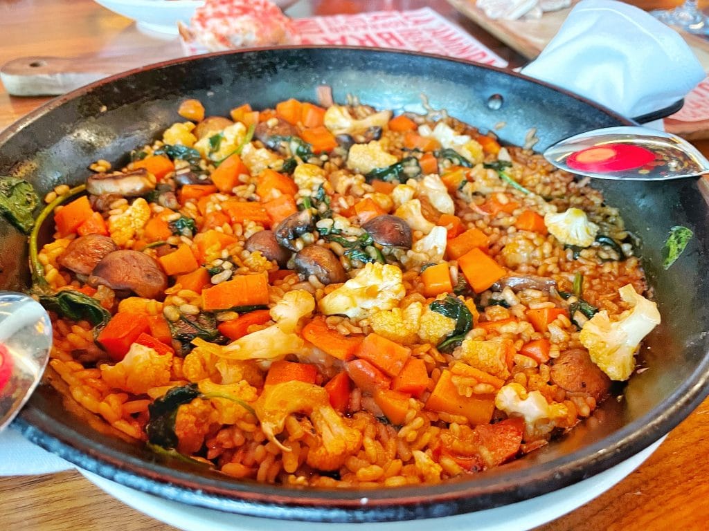 vegan paella Jaleo Disney Springs