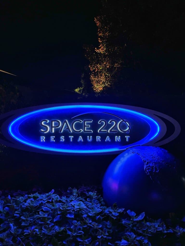 Space 220 sign