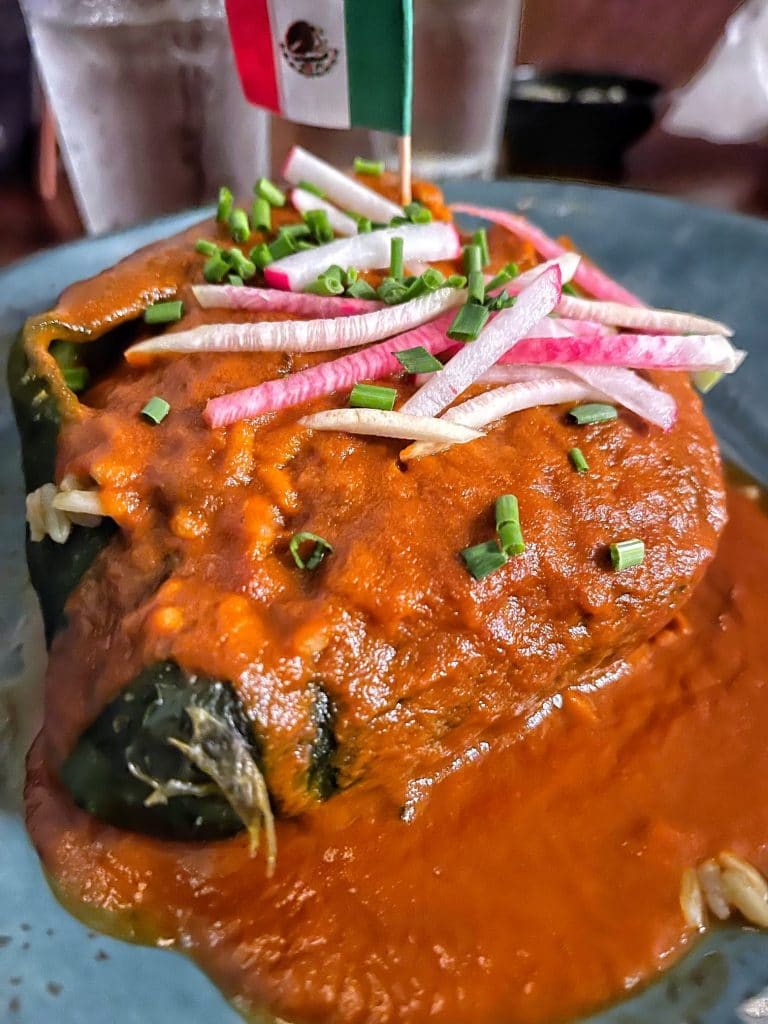 Vegan Chili Relleno Hacienda