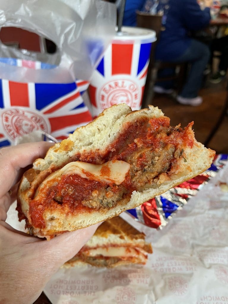 vegan cannonballs meatballs Earl of Sandwich