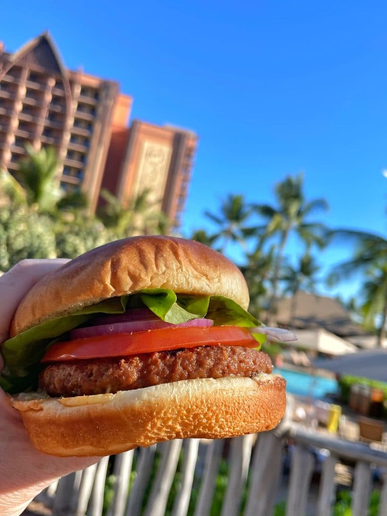 Vegan Beyond Burger Disney Aulani