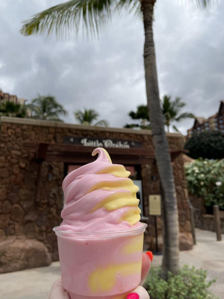 Pineapple Raspberry Dole Whip Aulani