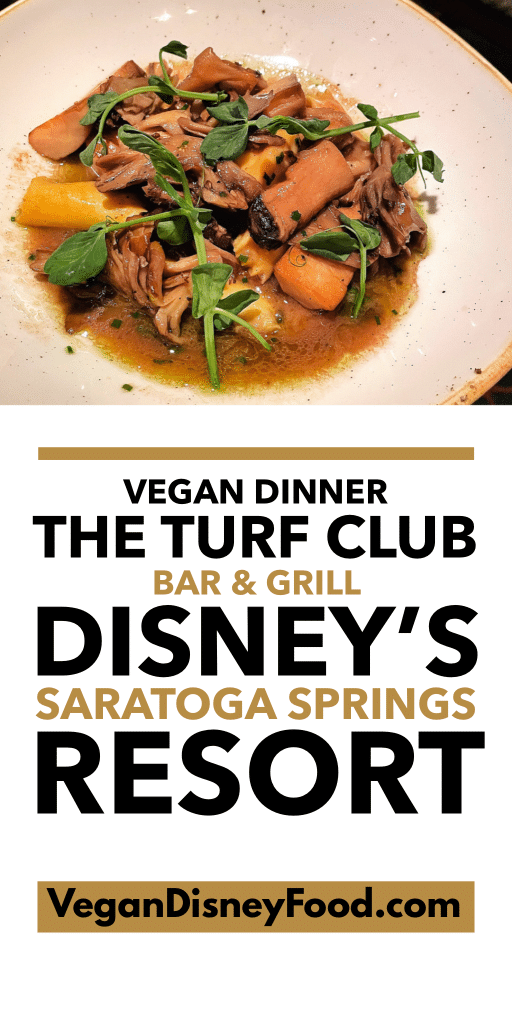 Vegan Options Turf Club Saratoga Springs