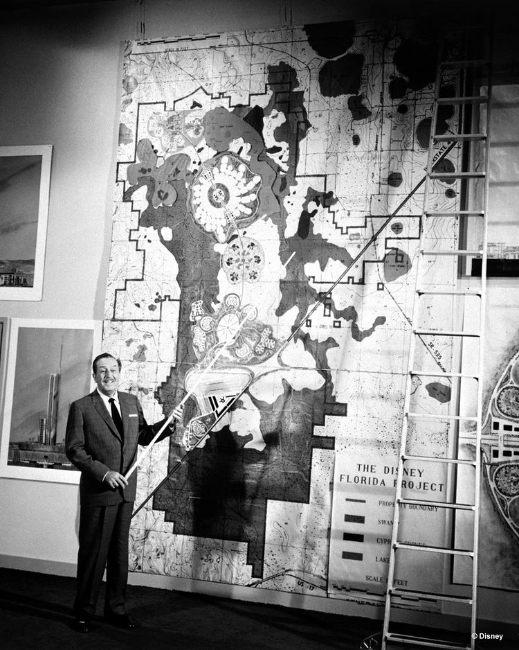Walt Disney EPCOT map