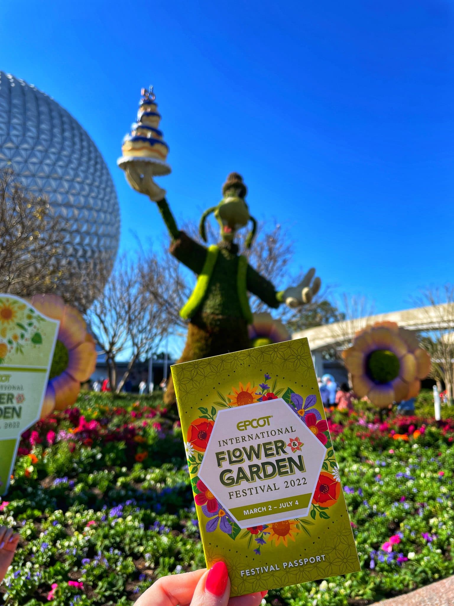Disney Epcot Flower Garden International Festival 2019 NEW Guide Map & Passport 