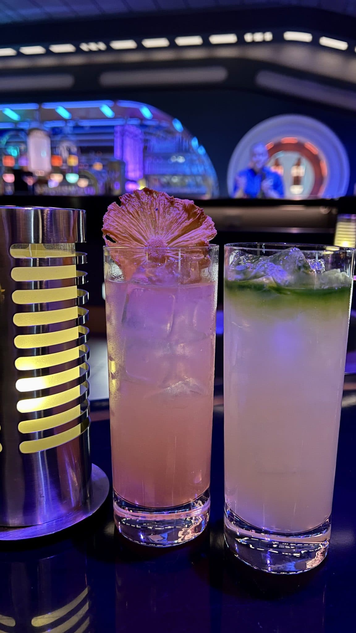 Sublight Lounge non-alcoholic drinks