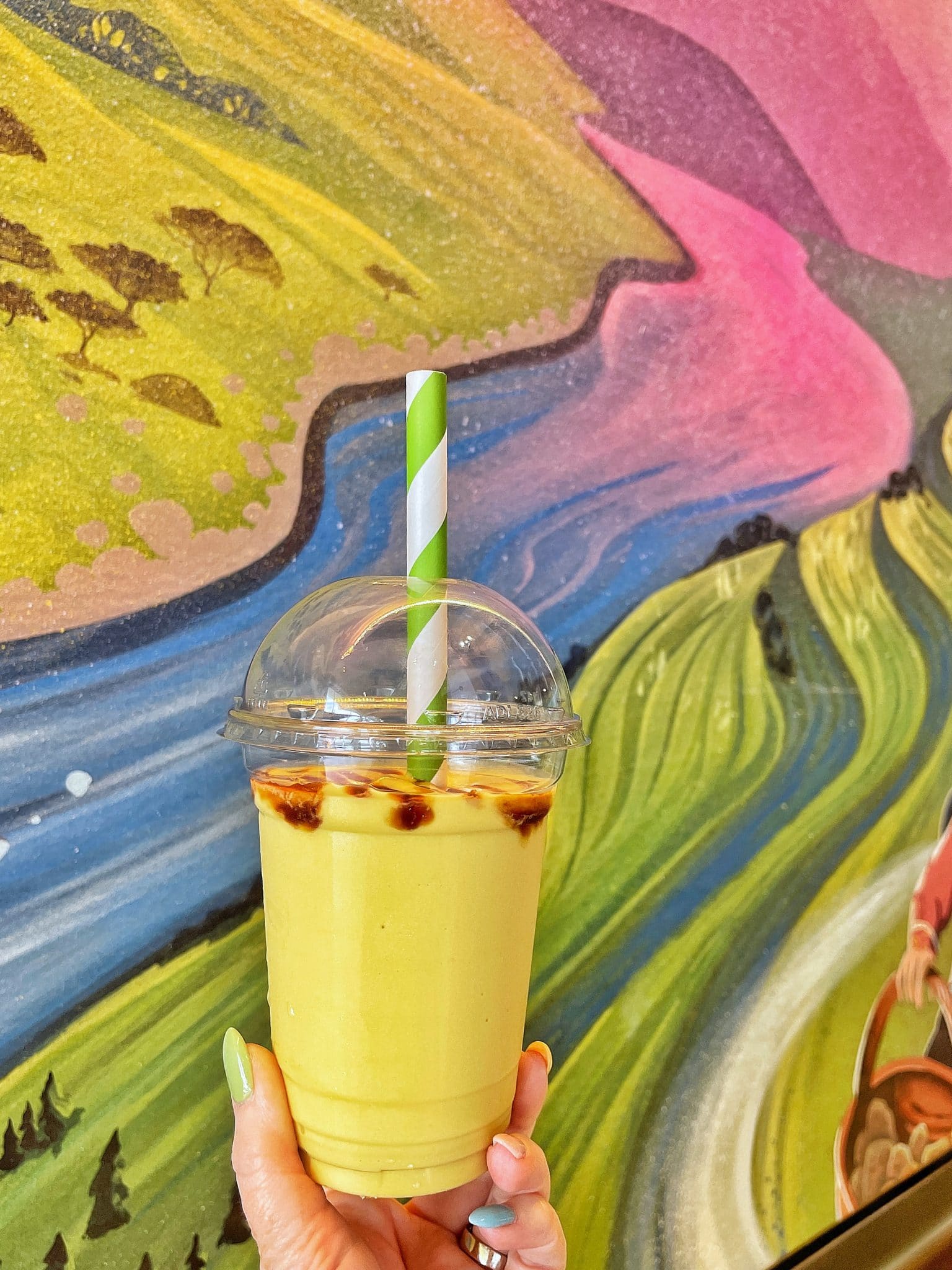 Connections Eatery EPCOT Vegan Mango Shake