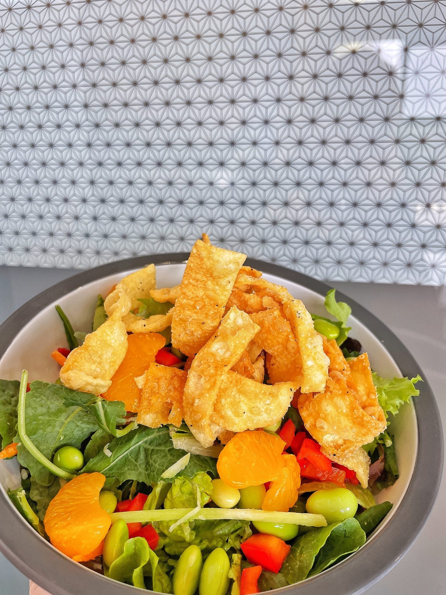 Connections Eatery EPCOT Vegan General Tso's Salad