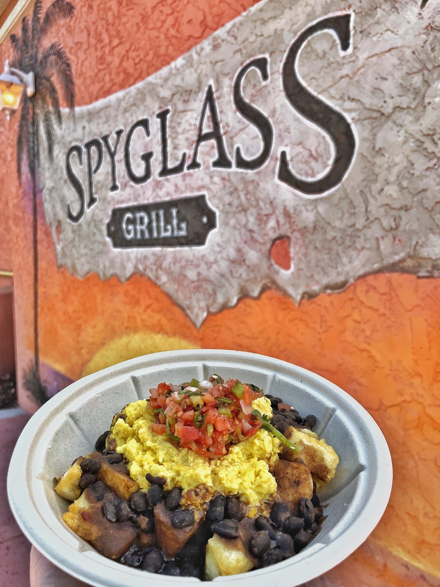 Spyglass Grill vegan breakfast bowl