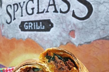 Spyglass Grill vegan breakfast wrap