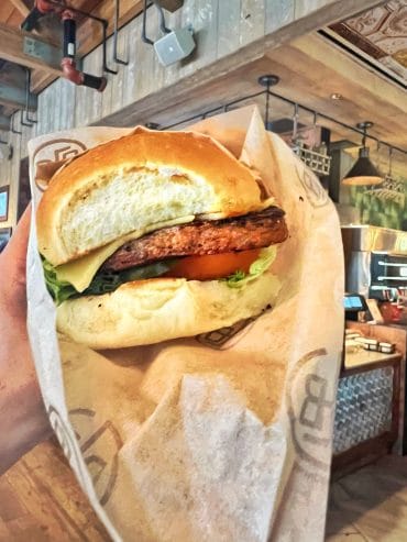 Plant-Based Burger D-Luxe Burger Disney Springs