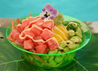 watermelon poke bowl H2O Glow Nights