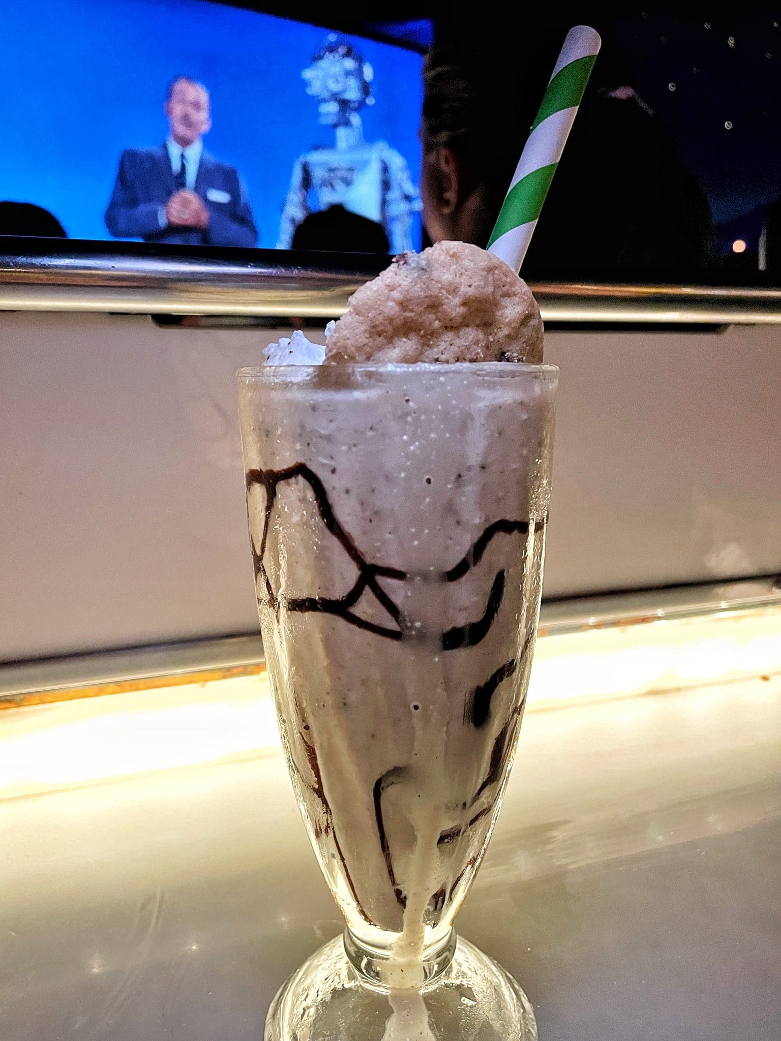 vegan plant-based milkshake Sci-fi Dine-in Theater