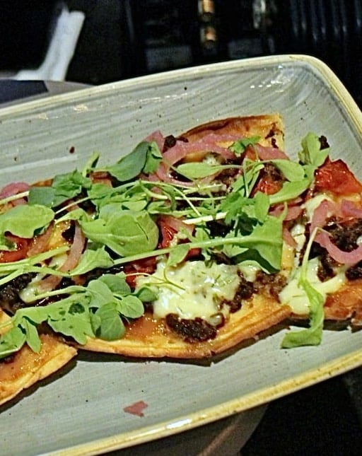 Villains Lair vegan Cosmic Plant Power flatbread