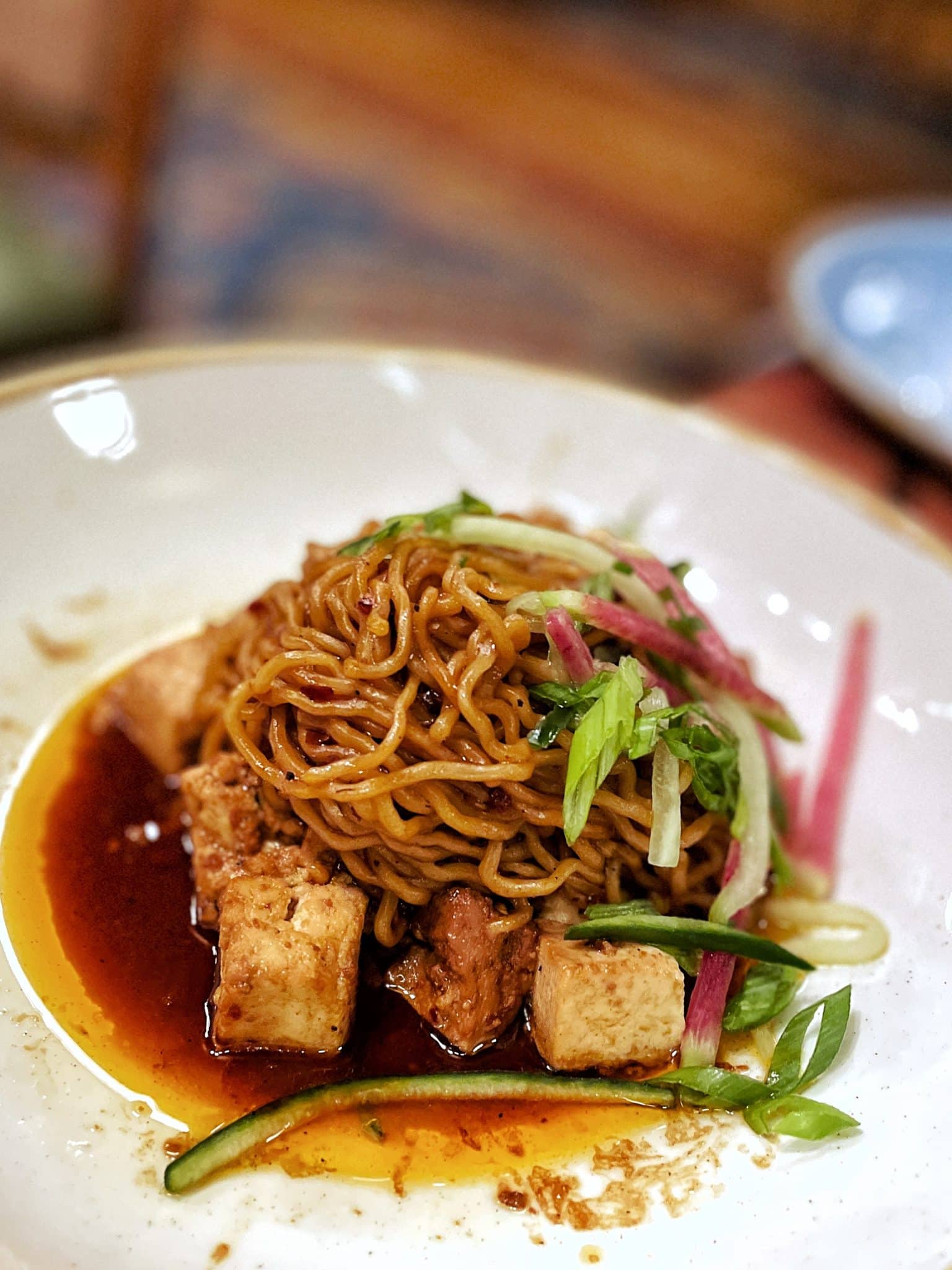 Dan Dan Noodle Soup (Vegetarian)